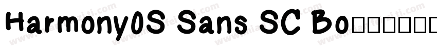 Harmony0S Sans SC Bo字体转换